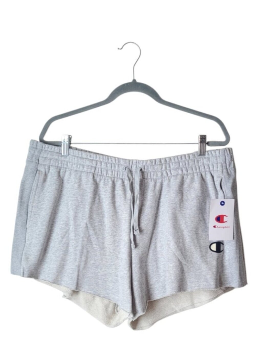 Champion Iconic Light Grey Heather Shorts - Picture 4 of 12